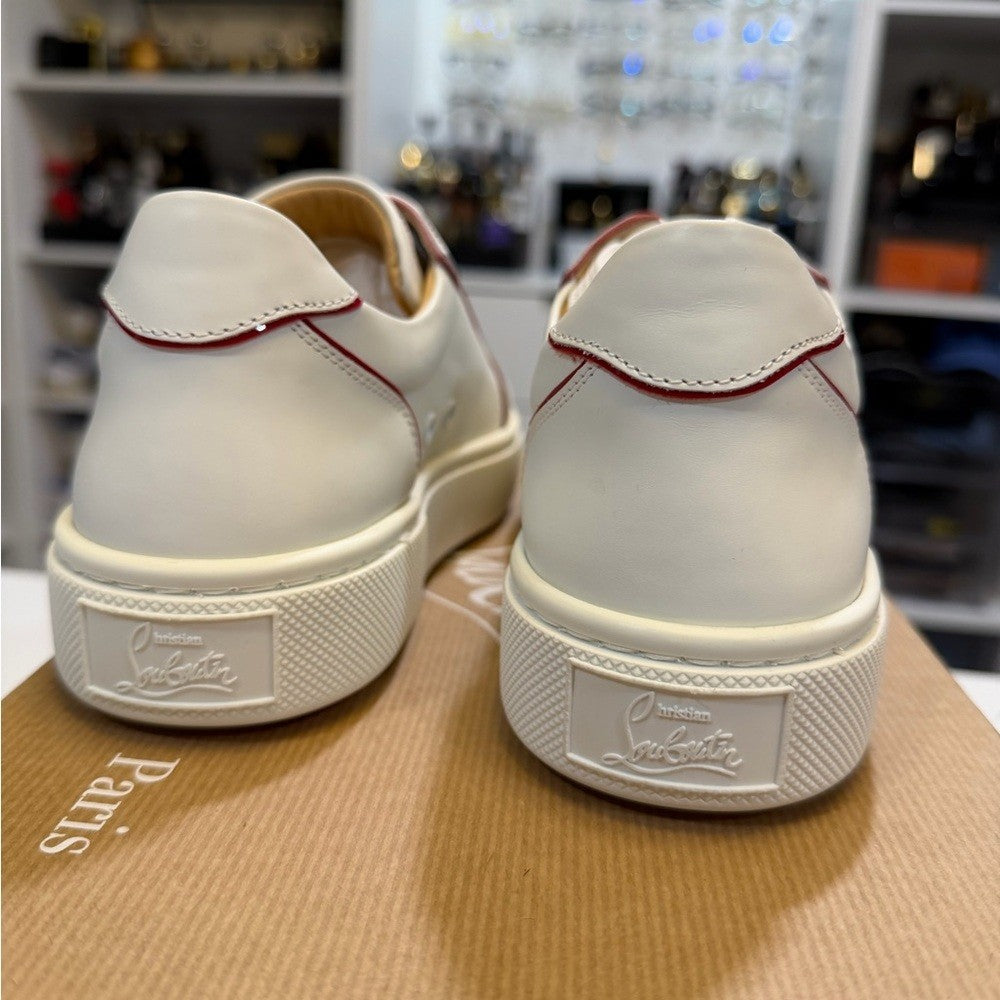 Christian Louboutin Calfskin Patent Vieirissima Flat Sneaker 34 eu / 4w