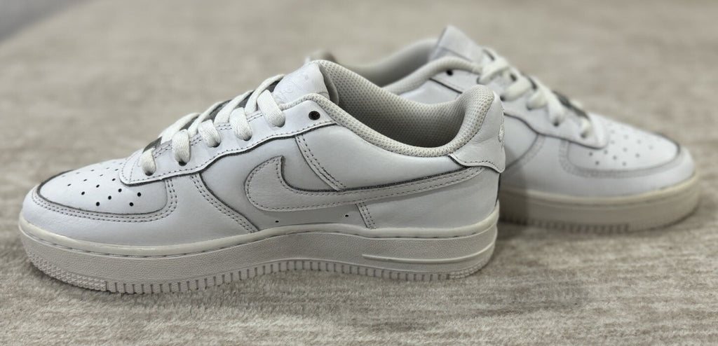 NIKE Air Force 1 Low GS Triple White Shoes DH2920-111 Kids Size 5.5Y