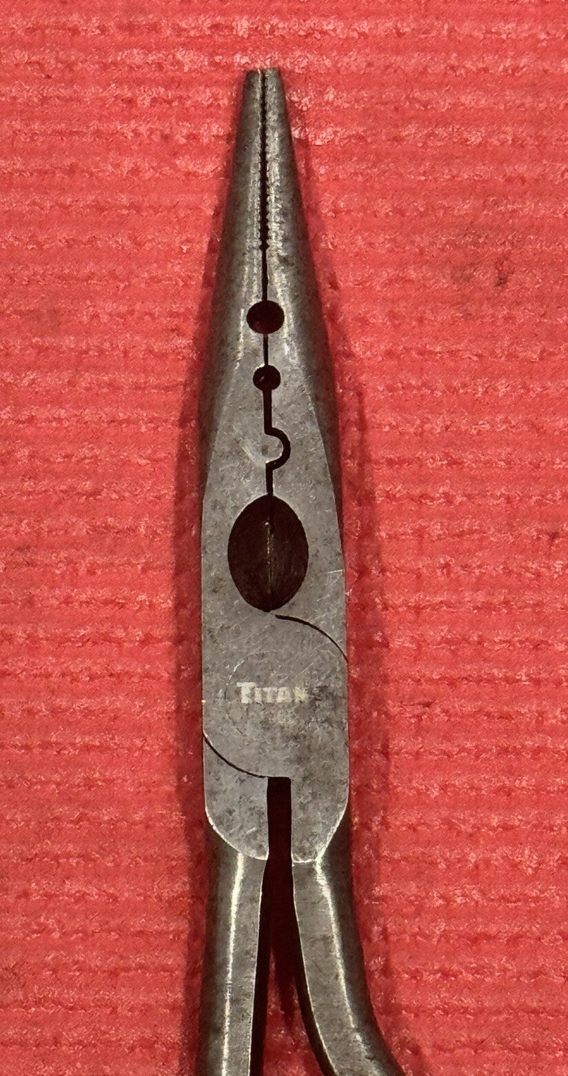 Titan Tools 11400 9" Pistol Grip Needle Nose Pliers/Crimper