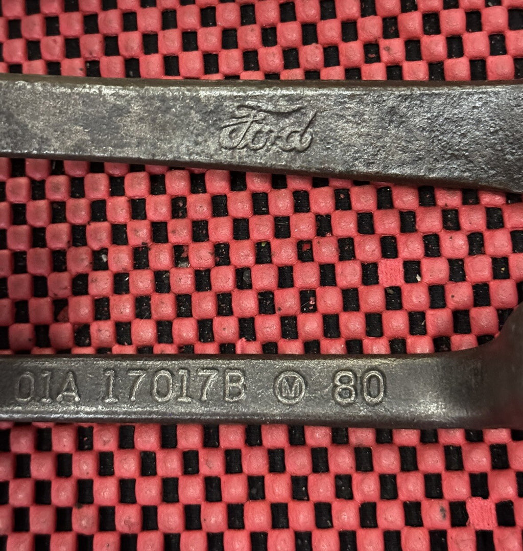 Vintage FORD 1940s 2 Pc SET Wrench 01A-17017B & T-5893 Specialty Tool OEM USA N9