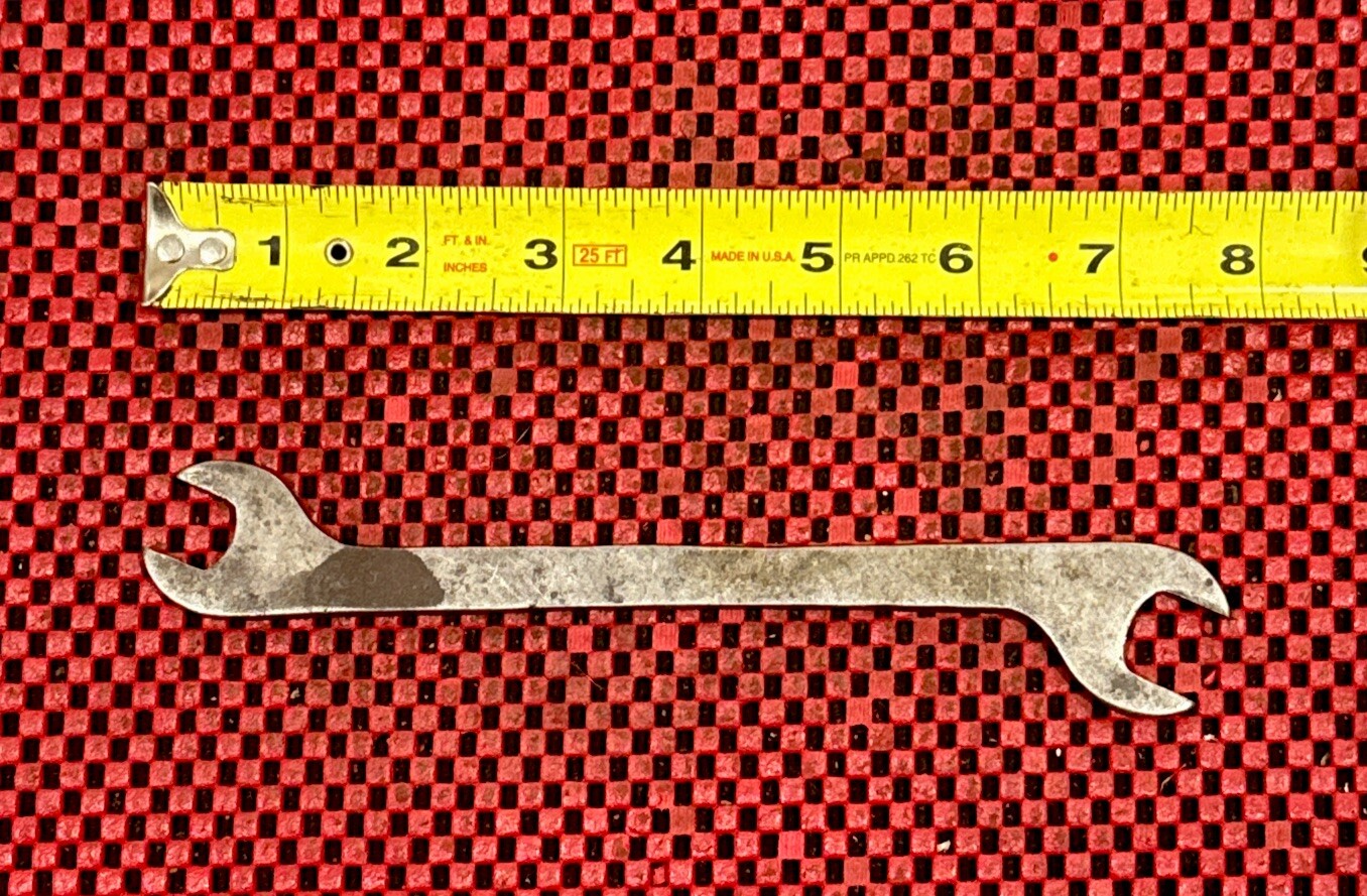 Antique PLOMB Tappet Wrench LOS ANGELES U8510  5/8" Combination 17/32" RARE 20s