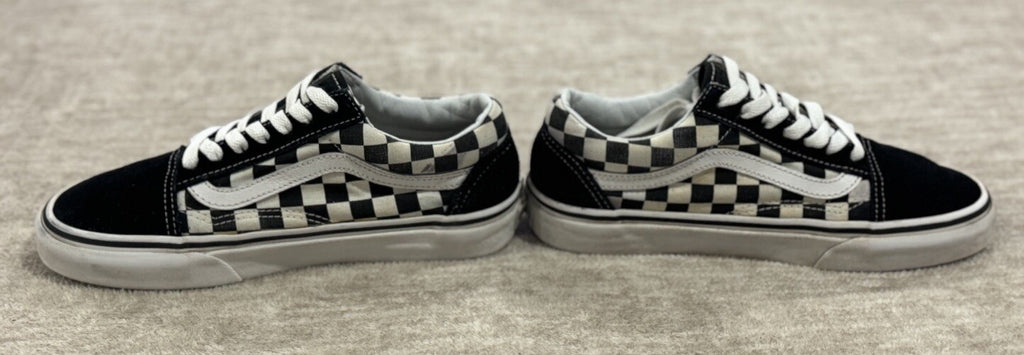 Vans Old Skool Black/white Checkerboard Lace-Up Men's size 5.0 & Women size 6.5
