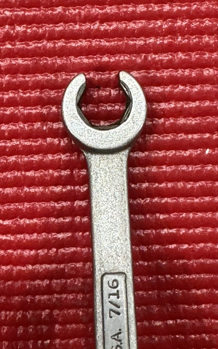 Vintage Craftsman 3/8" x 7/16", 6 Point Flare Nut Line Wrench Made in USA