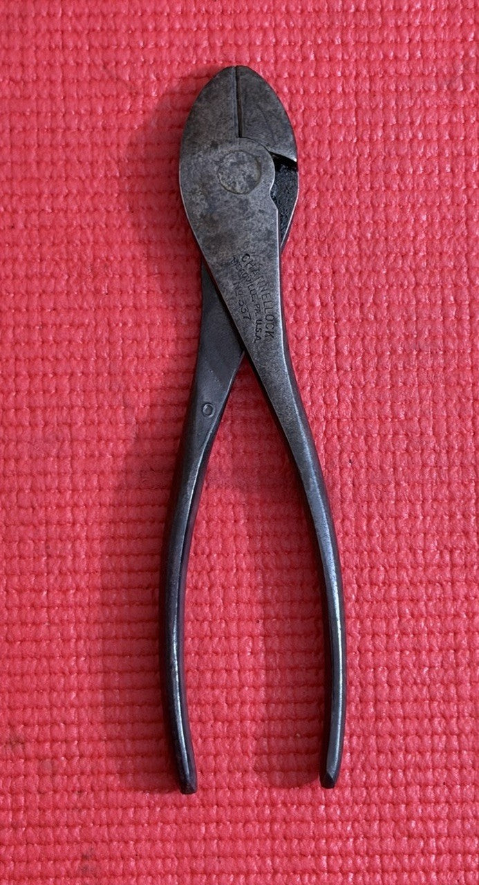 Vintage Channellock No.337, 7” Diagonal Cutters Pliers Channel Lock Made In USA