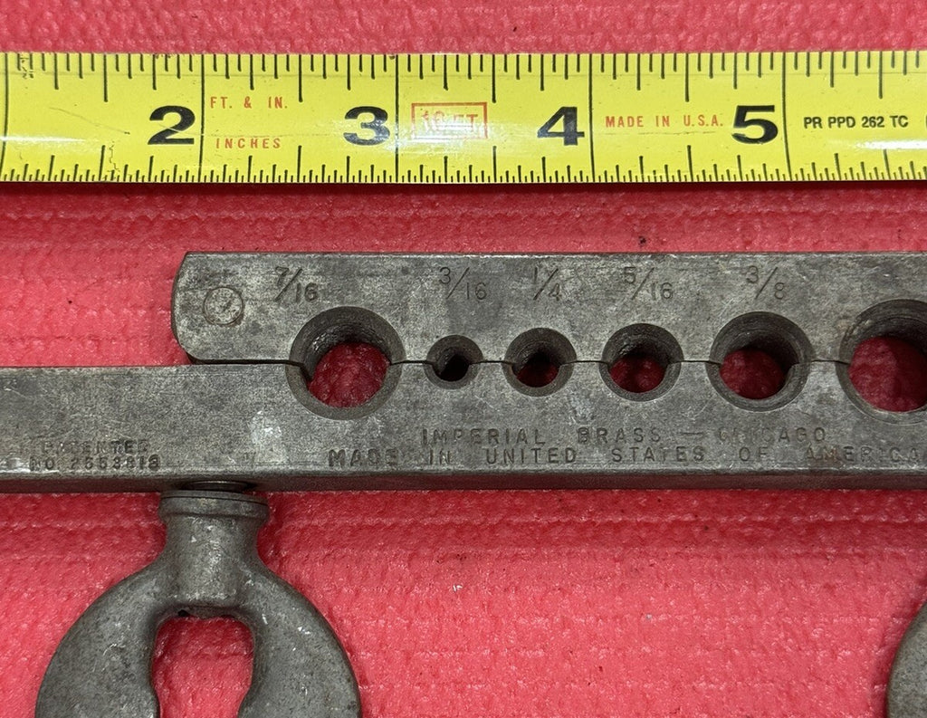 Vintage Imperial Brass Chicago Flare Flaring Tool Made in USA