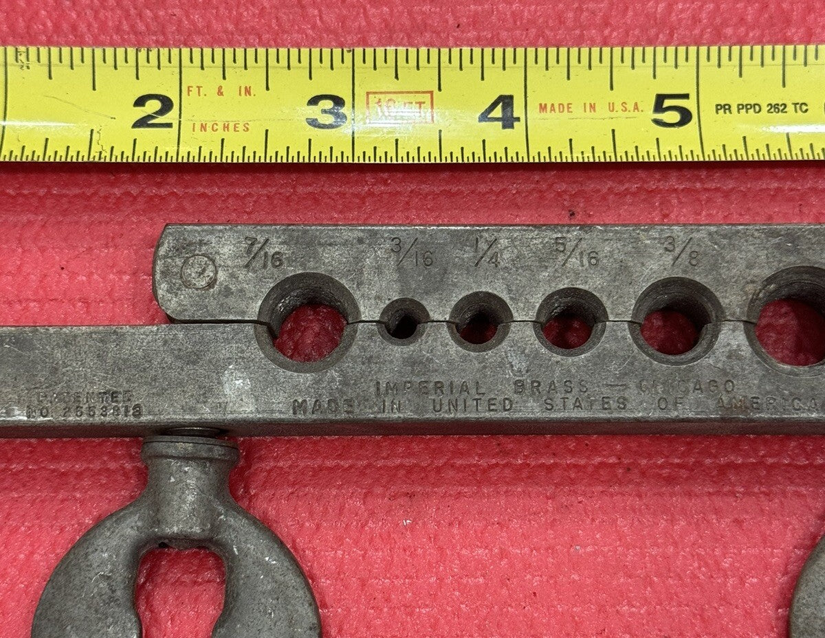 Vintage Imperial Brass Chicago Flare Flaring Tool Made in USA