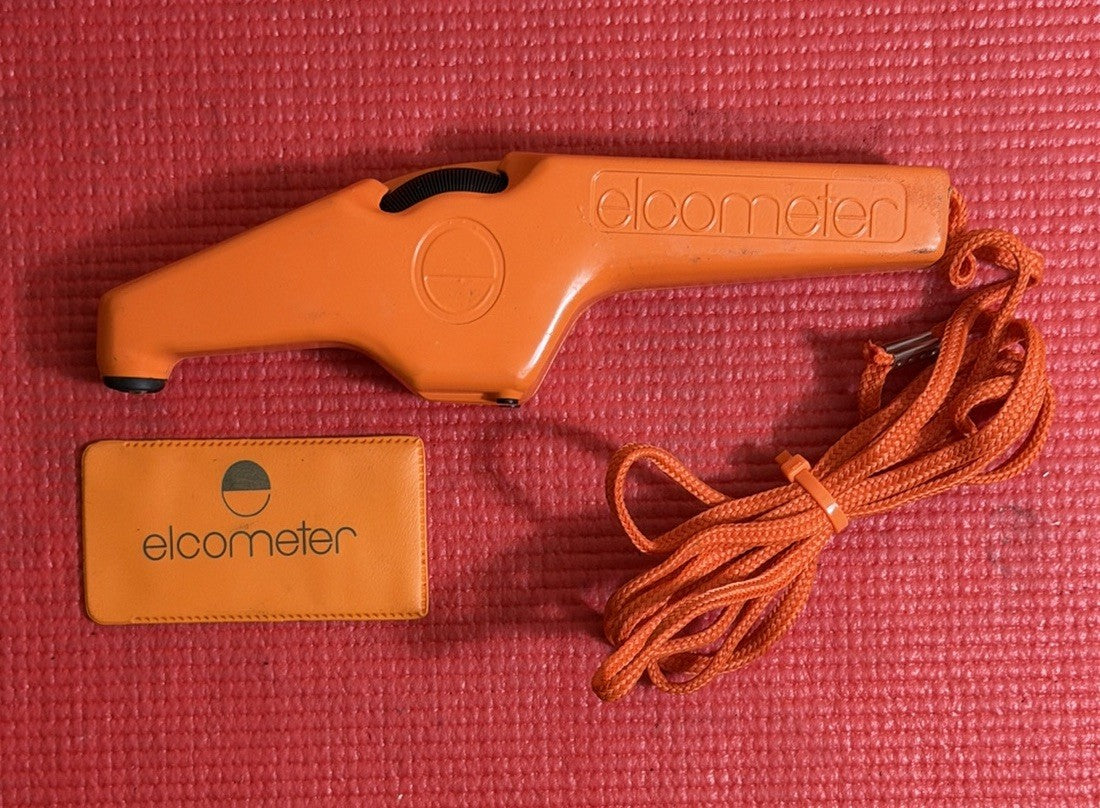 Elcometer 211 Mechanical Coating Thickness Gauge W/Original Case & Papers