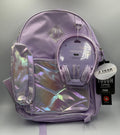 Locker Club Kids 16L Nylon Backpack Lavender Headphone Pencil Pouch School Bag