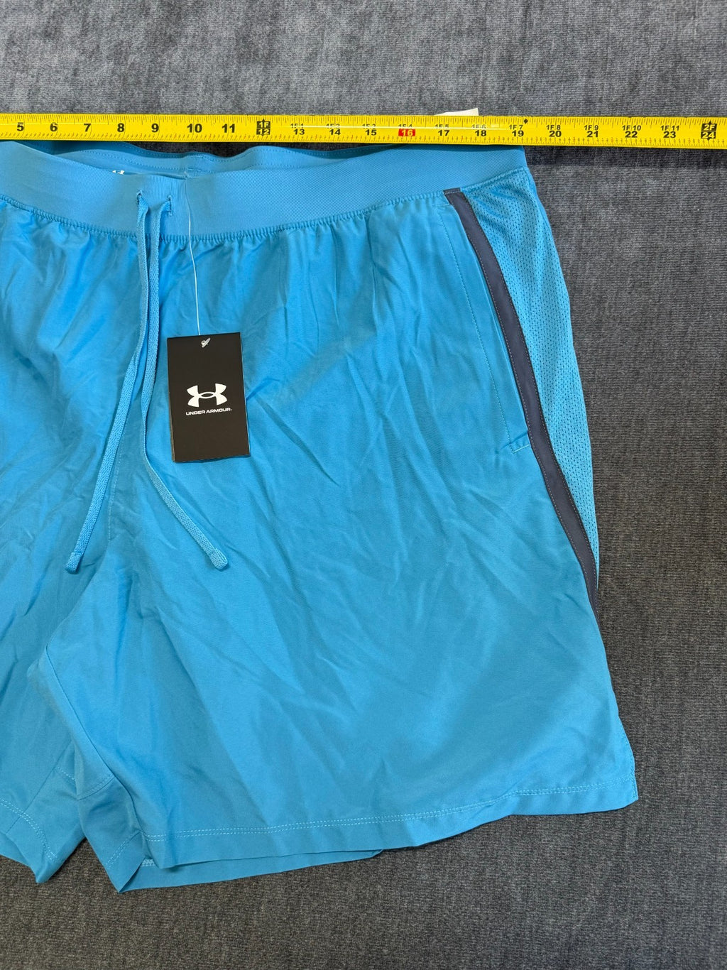 NWT Under Armour Launch Run 7" Shorts Mens 2XL Blue Lined Drawstring Lightweight