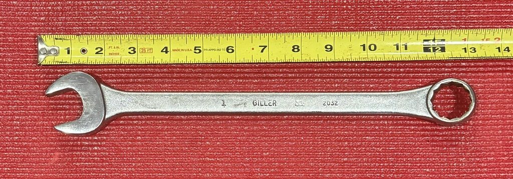 Vintage Rare Giller Tools 2032, 1" Combination Wrench 12 PT Made in USA