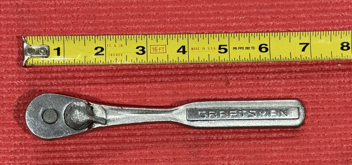 Craftsman V 43785 3/8" Drive 7" Quick Release Ratchet W/port Oil Made In USA
