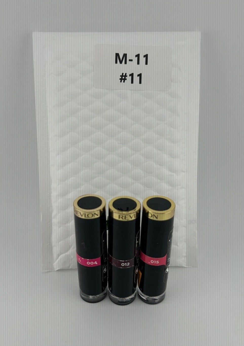 Lot of 3 Revlon Super Lustrous Glass Shine Lipstick Shades #004 - #012 - #015