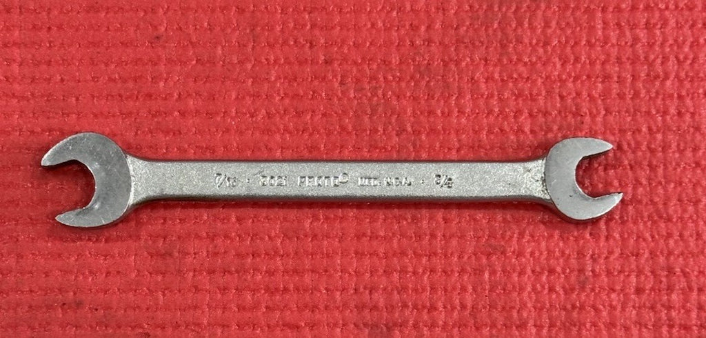 Vintage PROTO TOOLS 3021, 7/16" X 3/8" Open-End Wrench Made In USA