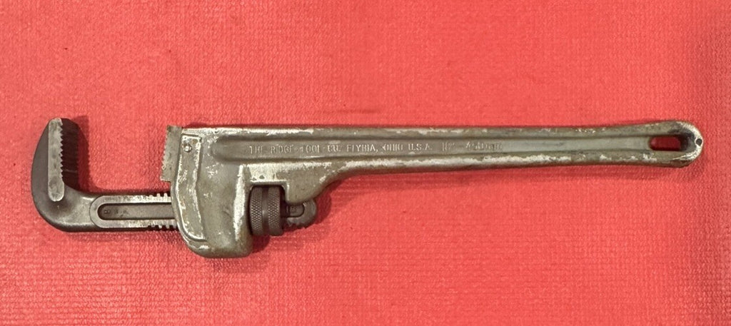 RIDGID 18" Aluminum Straight Pipe Wrench Heavy Duty 818 Made in USA