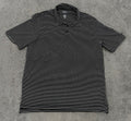 Croft & Barrow Golf Polo Shirt Mens L Blue/White Quick Dry Short Sleeve Polo