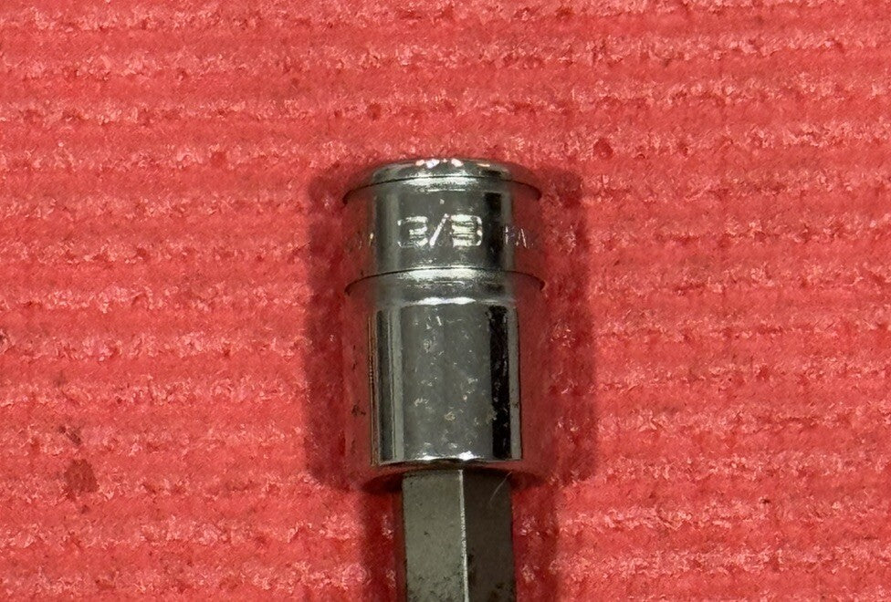 Snap on FA12LE 3/8" Drive SAE 3/8" Long Hex Bit Socket  USA