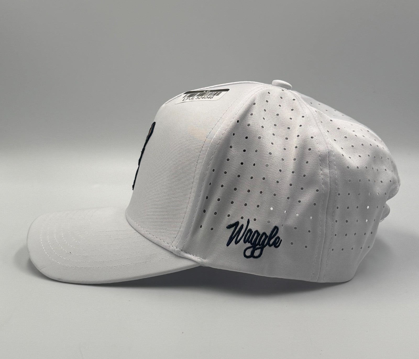 NWT Waggle Kentucky Buck Golf Hat White Adjustable Performance Snapback Cap