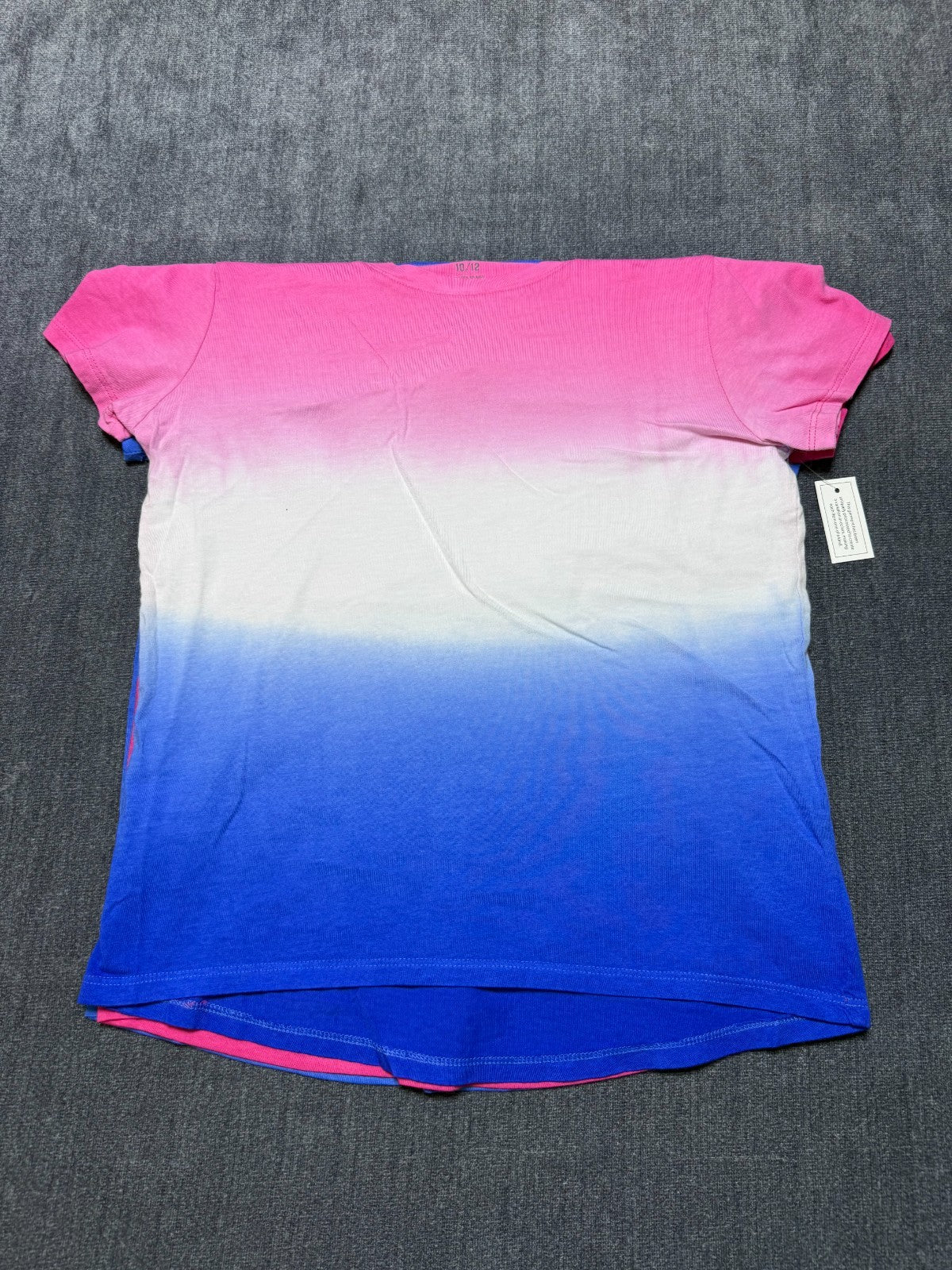 NWT Member's Mark My Favorite Active Tees Girls 10/12 Multicolor Preppy - 3-Pack