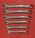 Pittsburgh Tools 6 PC SAE Chrome Vanadium Combination Wrench Set 12PT