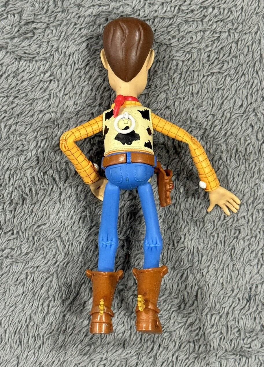 Vintage Toy Story Woody Plastic Toy Figure 1996 Mattel 7" No Hat Disney Pixar