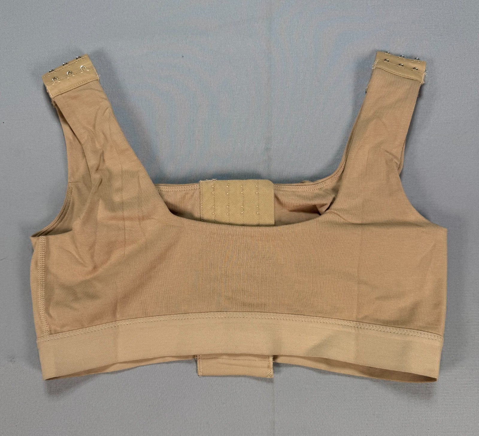 Women's Nude Post Surgery Front Closure Sports Bra Posture Corrector Support Top