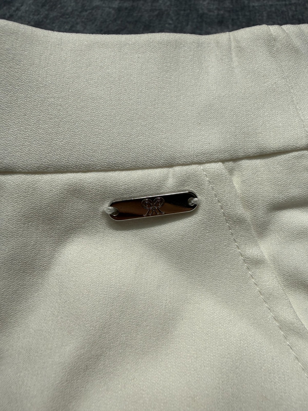 NWT Rafaella Comfort Waistband Skort Women's Large White Front Pockets Stretch