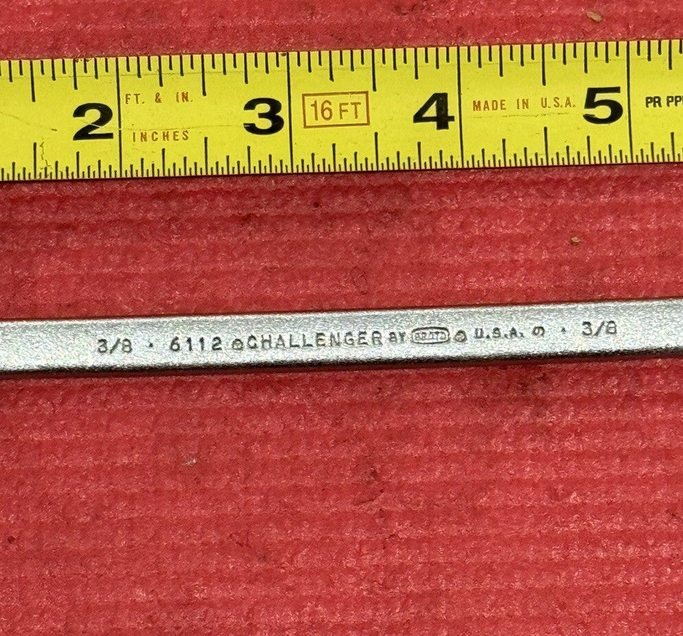 Vintage Challenger by PROTO 6112, SAE 3/8" Combination Wrench 12PT Made in USA