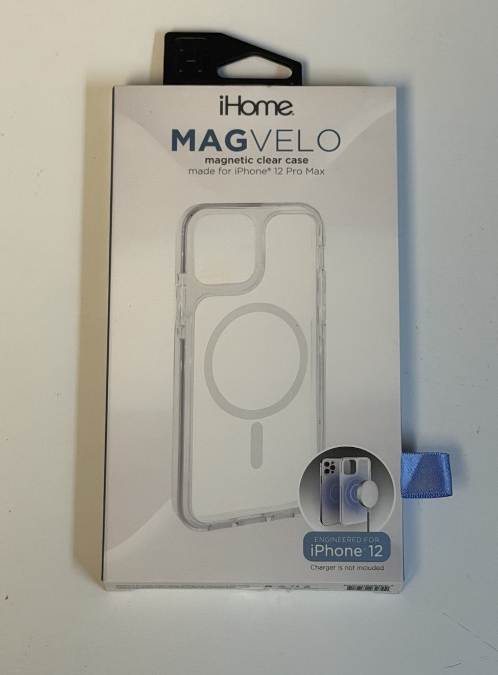 iHome MAG VELO Magnetic Clear Case iPhone 12 | iPhone 12 Pro | NEW