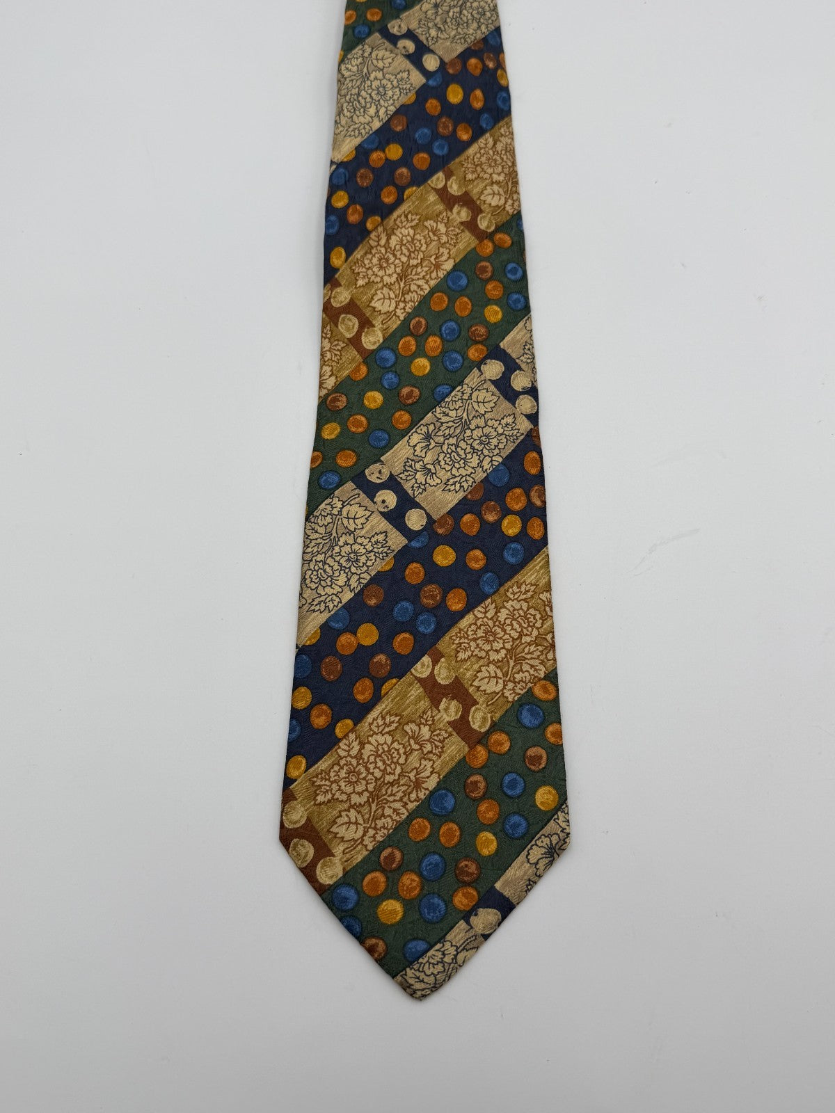 Vintage Givenchy Essentials Couture Necktie Men's Abstract Geometric Silk Tie