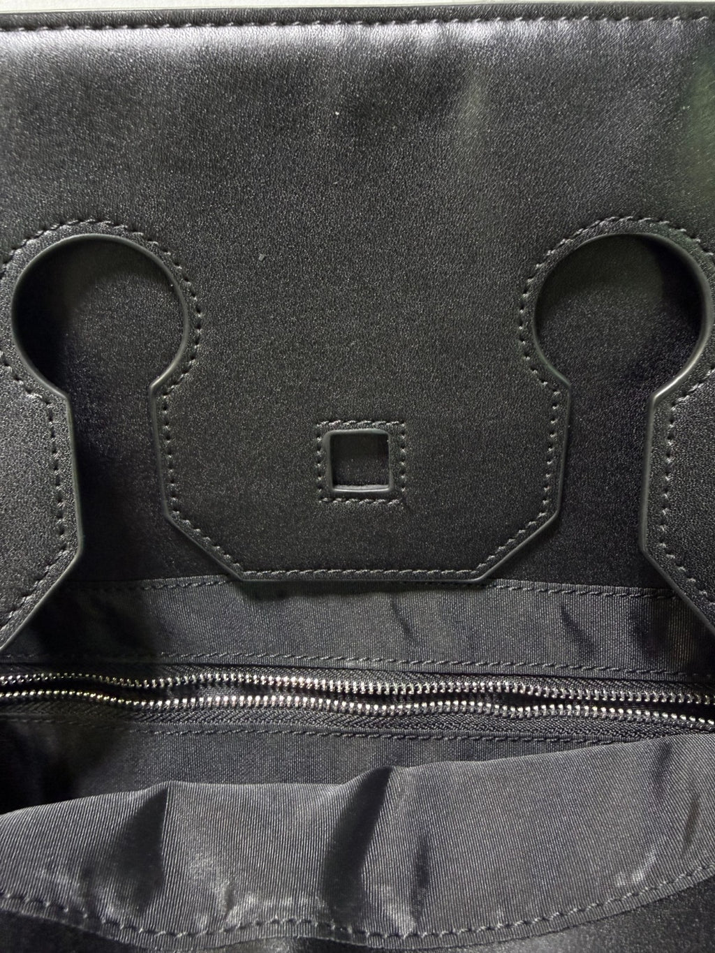 Luxe Weekender Bag / Canvas & Leather Cargo Bag Black Women's NEW