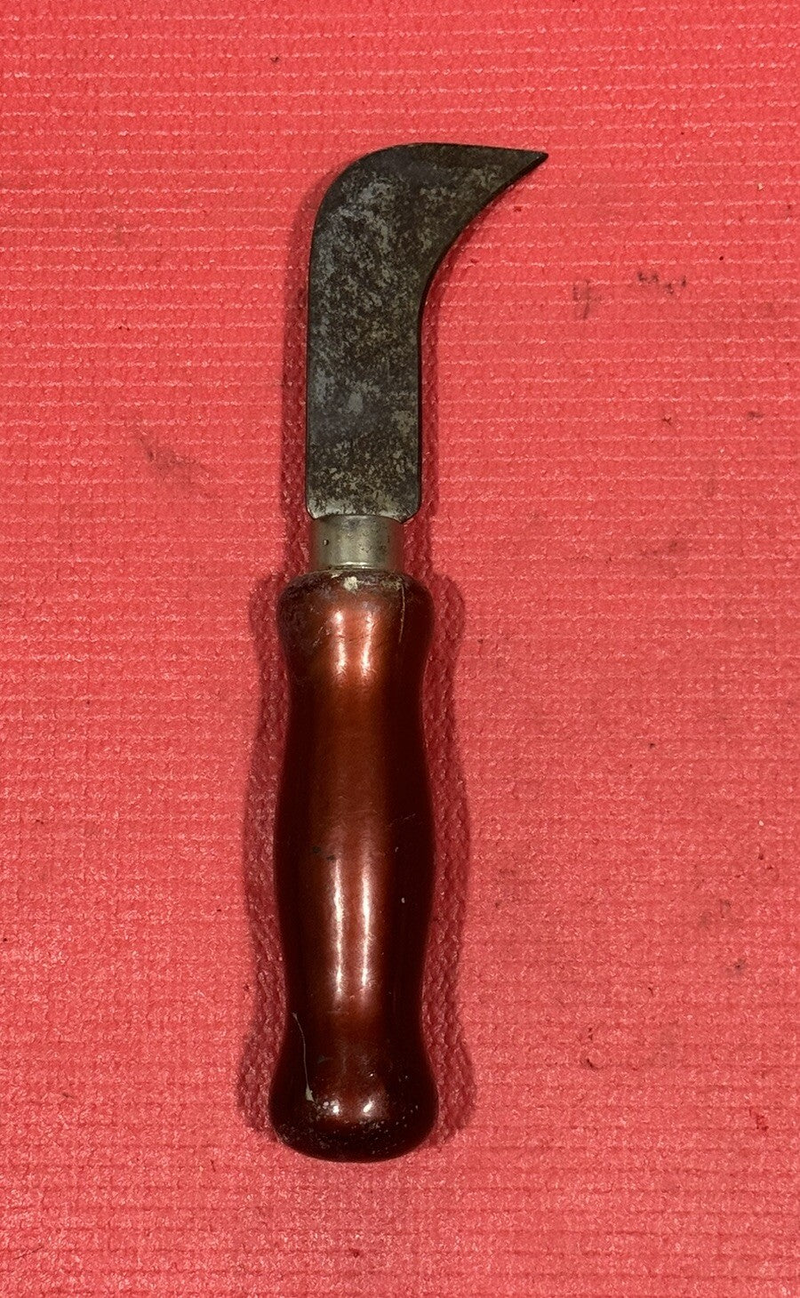 Vintage Red Devil No. 4607 Carpet Linoleum Knife Tool Red Handle Made in USA
