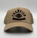 Champion 1919 Physical Education Trucker Hat Men Khaki Tan Mesh Snapback Cap