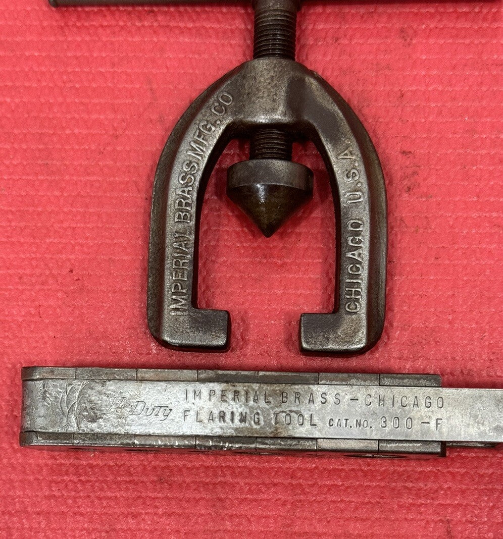Hi-Duty Imperial Brass 300-F Flaring Tool Forged Steel Made in Chicago USA