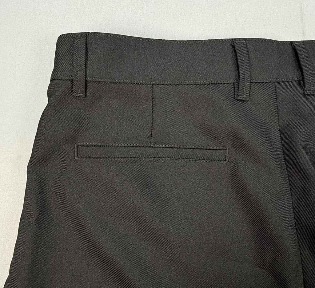 NWT Off-White OW Embroidered Drill Cargo Pants Men's 46 Black Pockets Workwear