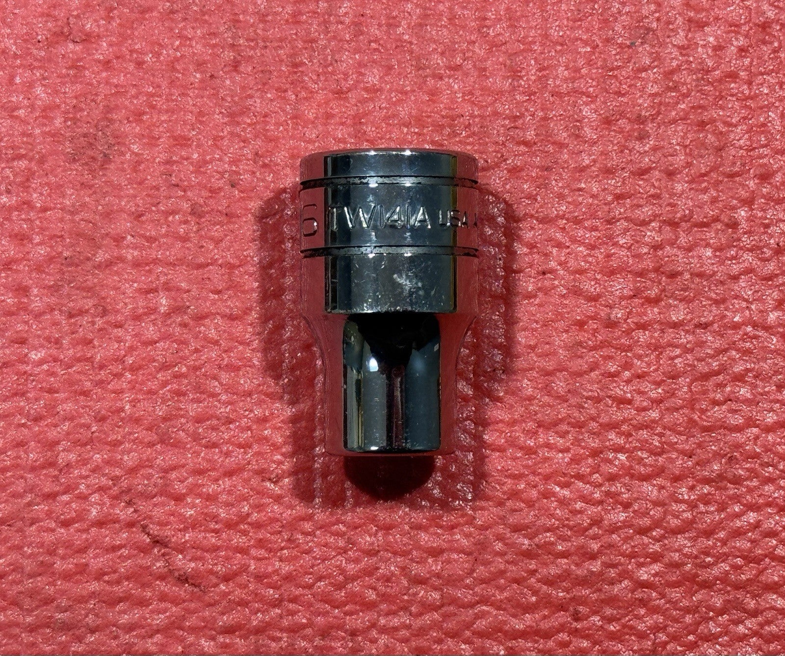 Snap-on Tools TW141A, 7/16" SAE, 1/2" Drive, 6 Point Chrome Socket Made in USA