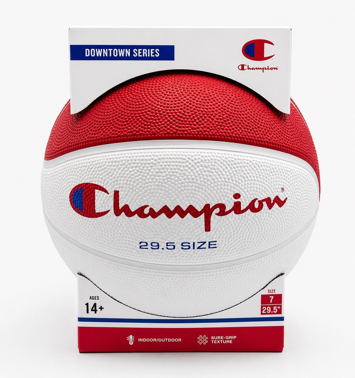 New Champion Downtown Series Basketball 29.5" Red White Blue Outdoor - Size 6