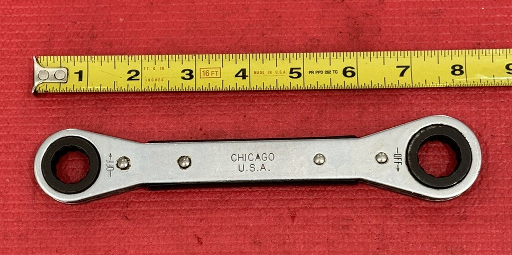 Vintage Klein Tools 68203, 5/8" X 11/16" Box Wrench 12PT Made in USA Klein