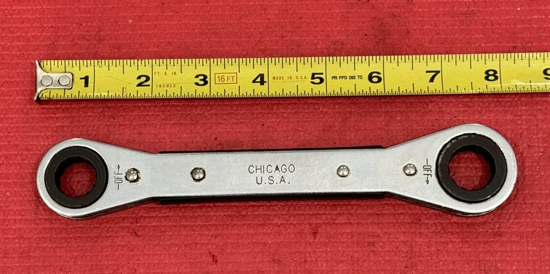 Vintage Klein Tools 68203, 5/8" X 11/16" Box Wrench 12PT Made in USA Klein