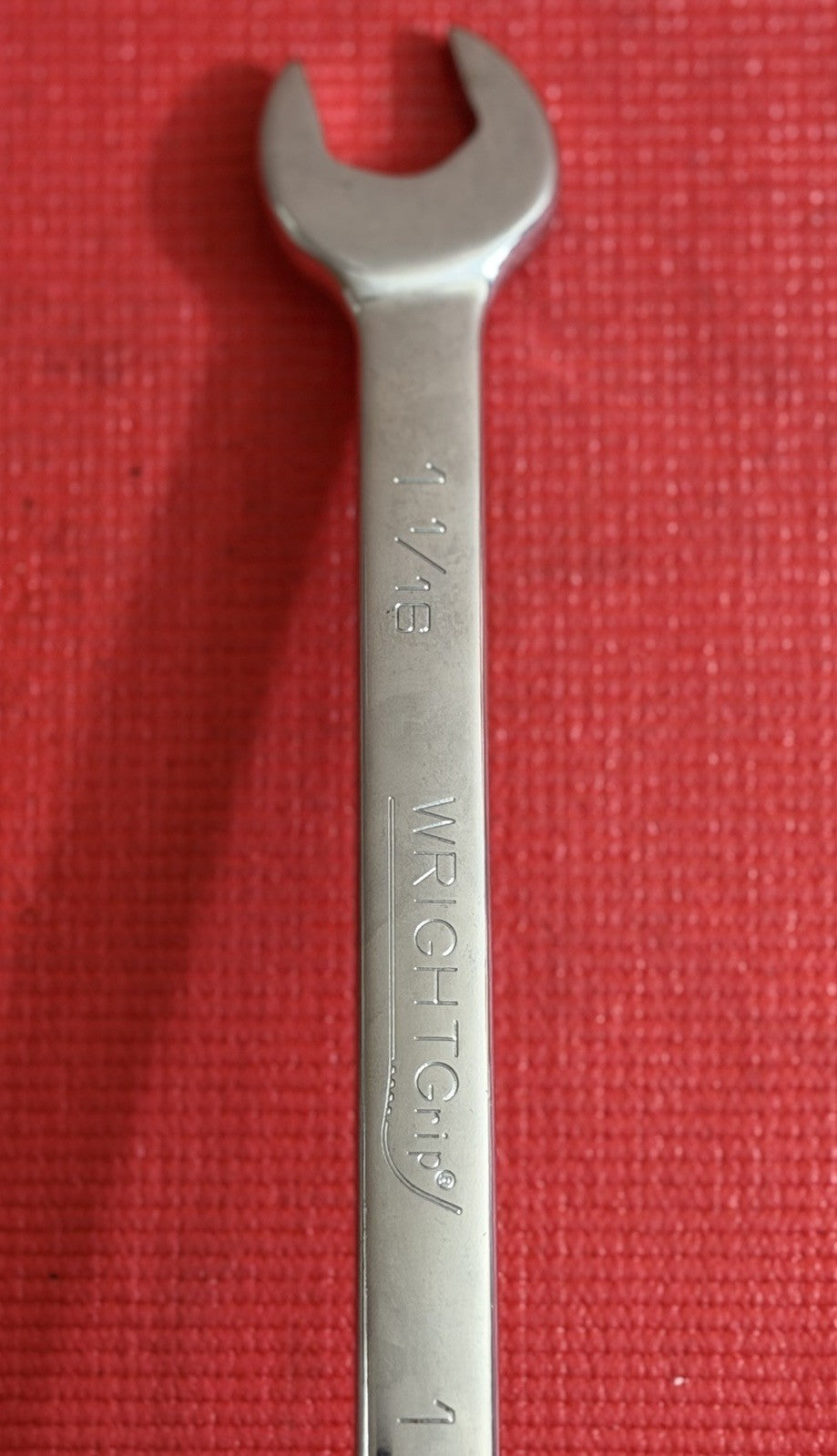 Wright Grip 1234 , 1-1/16" Combination Wrench Made In USA Excellent