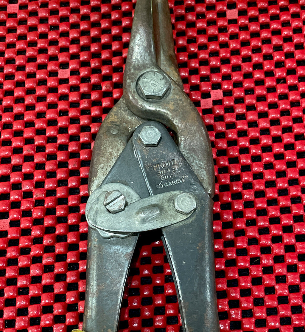 Proto 303S Tin Snips Cuts Straight Yellow Handle N5
