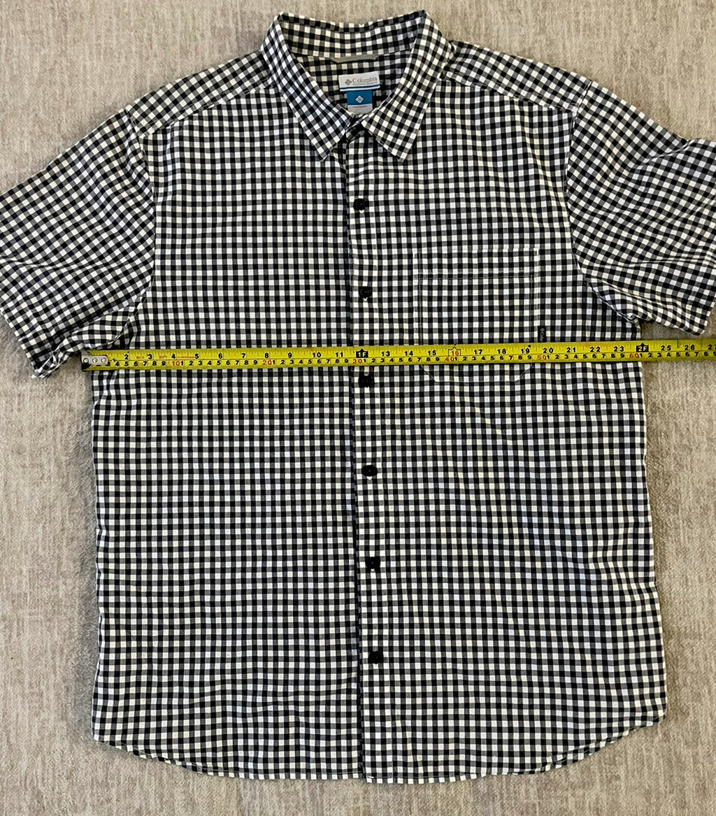 Columbia 69724 short sleeve button down casual shirt Size XL Extra Large - B1