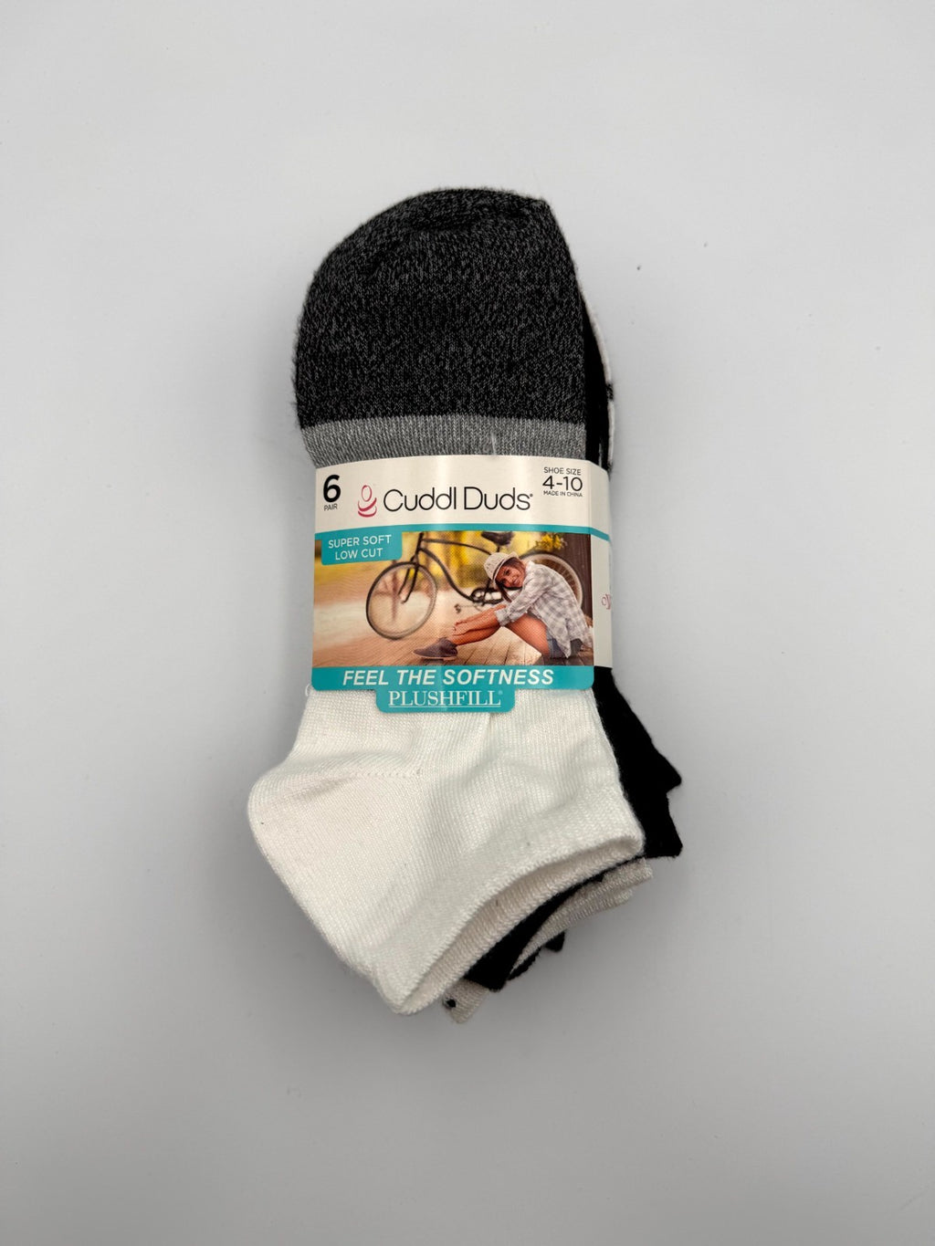 New Cuddl Duds Super Soft Low Cut Socks Women's Shoes Size 4-10 - Pairs OF 6