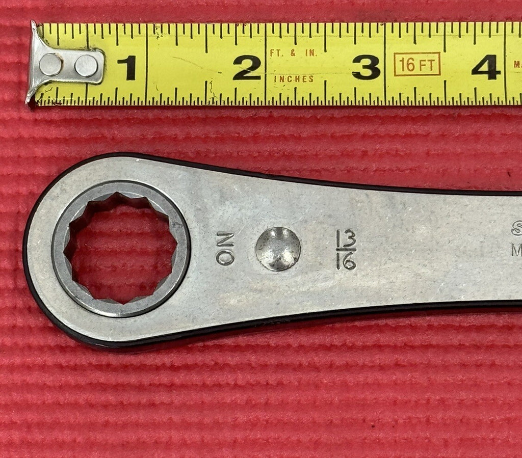 Vintage Craftsman 13/16” x 7/8” Ratcheting Box End Wrench 43685 Made in USA
