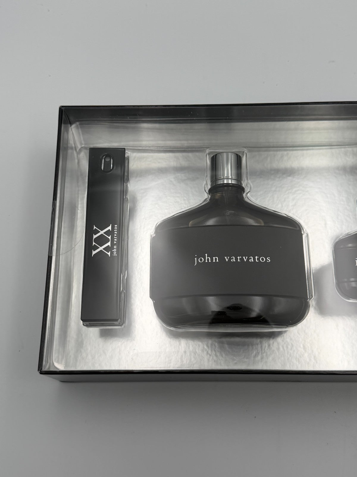 John Varvatos XX 3 Piece Gift Set Men's EDT Fragrance Spray - 4.2 Oz & 0.57 Oz