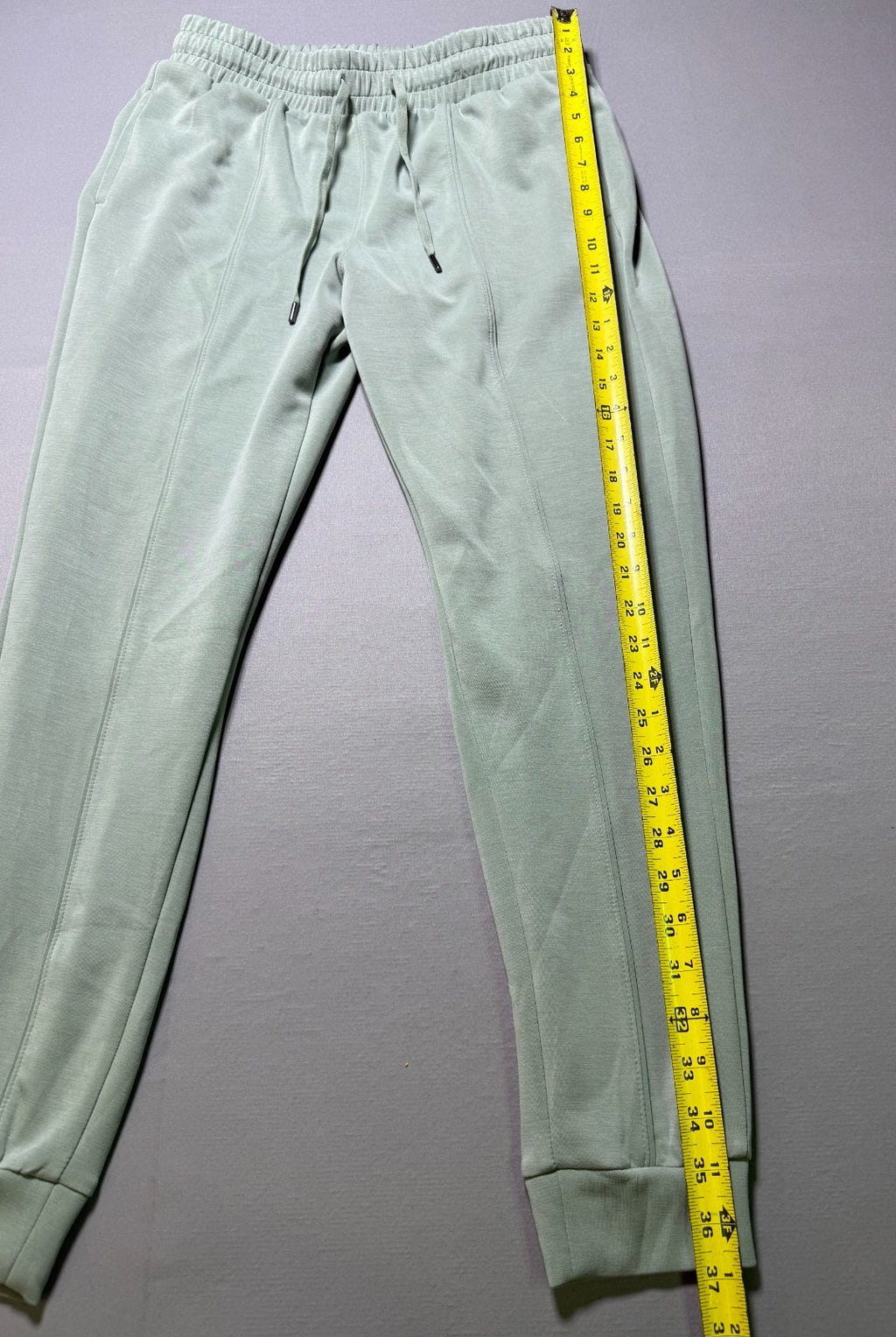 NWT Member's Mark Sandwash Jogger Pants Women's Small Sage Green Elastic Waist
