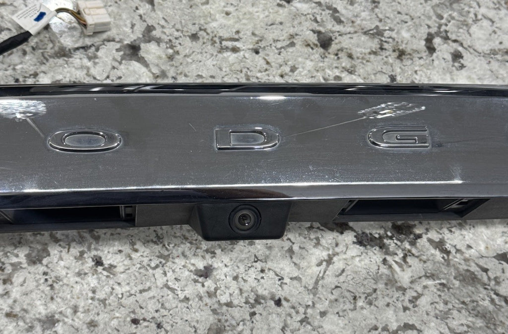 2011 2012 2013 DODGE DURANGO OEM CHROME TRUNK MOLDING TRIM GARNISH WITH CAMERA