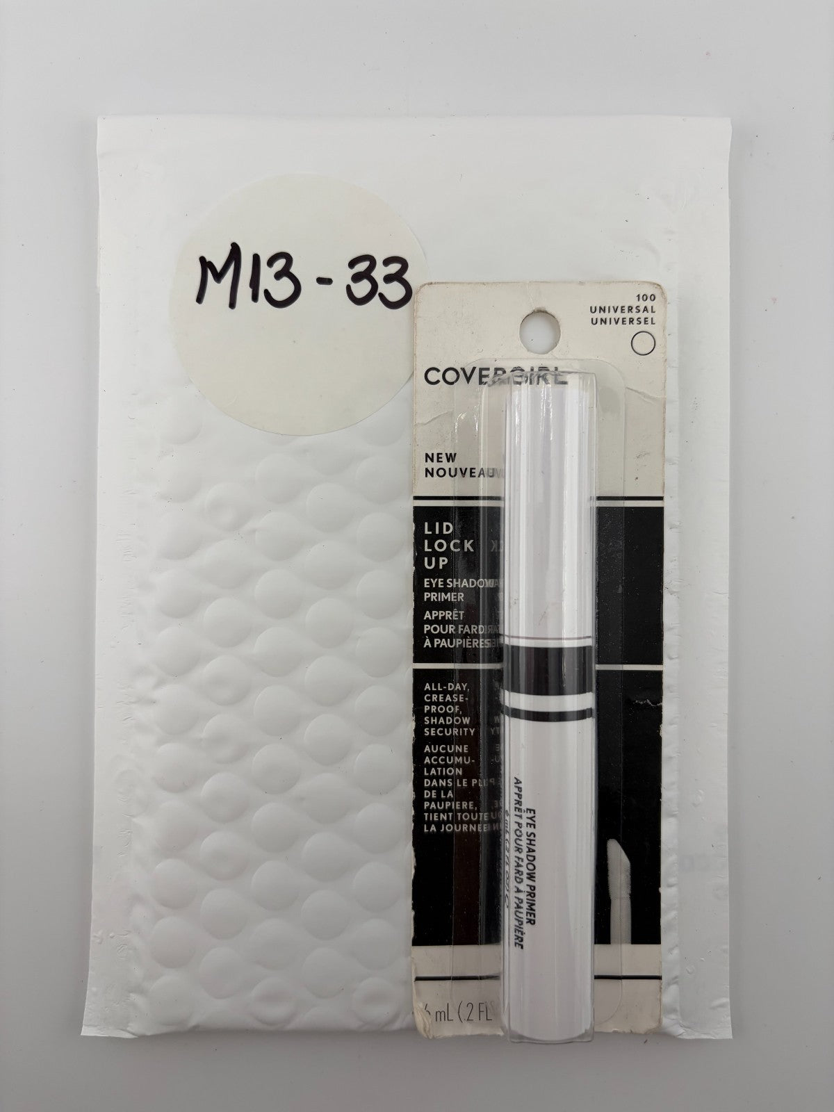 Covergirl Long-Lasting Crease-Proof Lid Lock Up Eyeshadow Primer #100 Universal