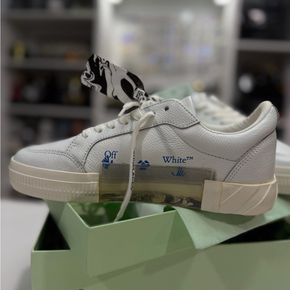 Off-White Vulcanized White Leather - NEW - EU 40 - 7M/8.5W