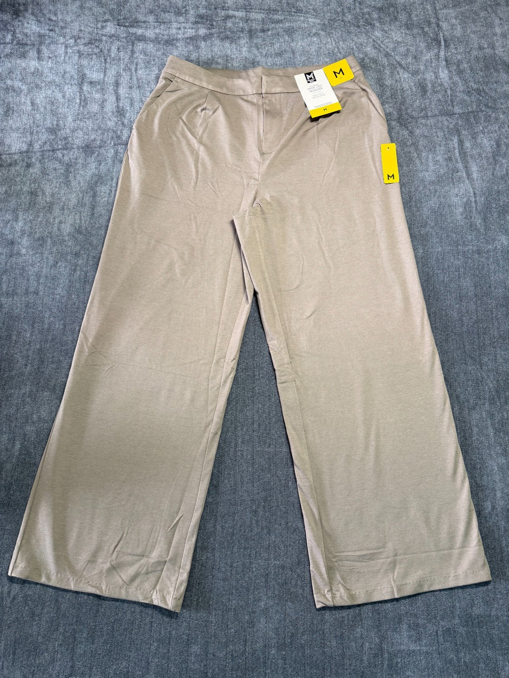 NWT Member's Mark Wide Leg Trouser Women's Medium Slash Pockets Casual Wear