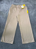 NWT Member's Mark Wide Leg Trouser Women's Medium Slash Pockets Casual Wear